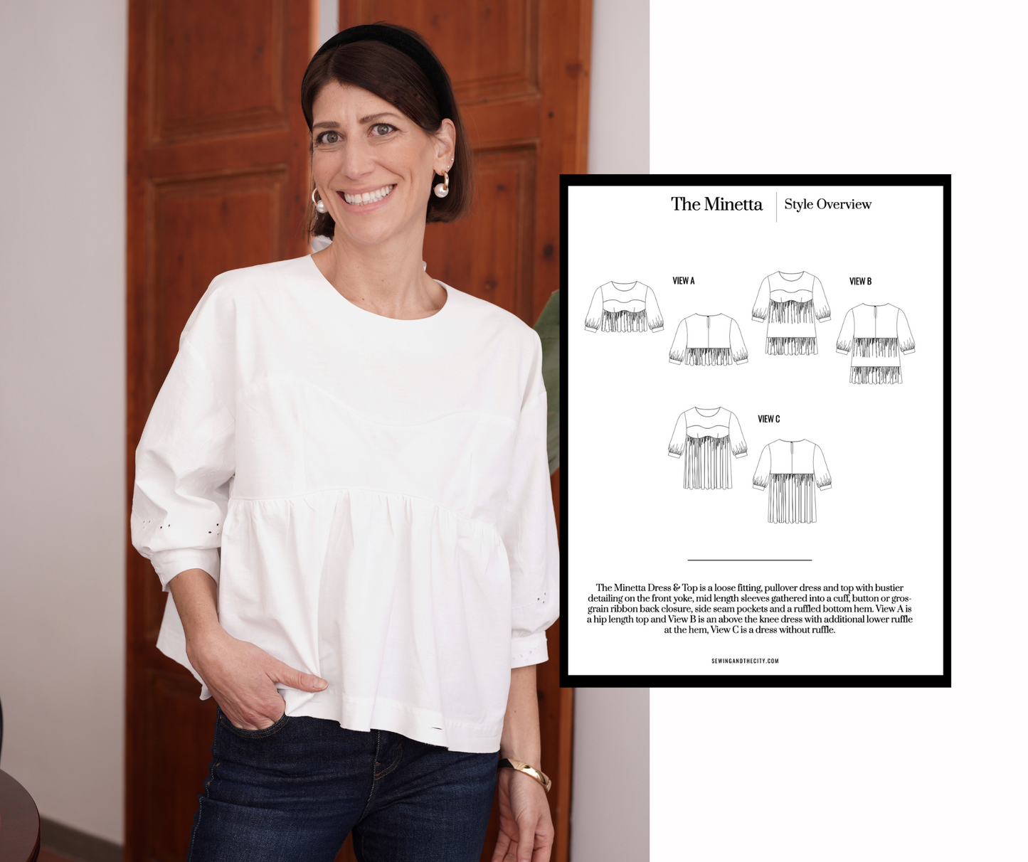 The Minetta Dress & Top PDF pattern