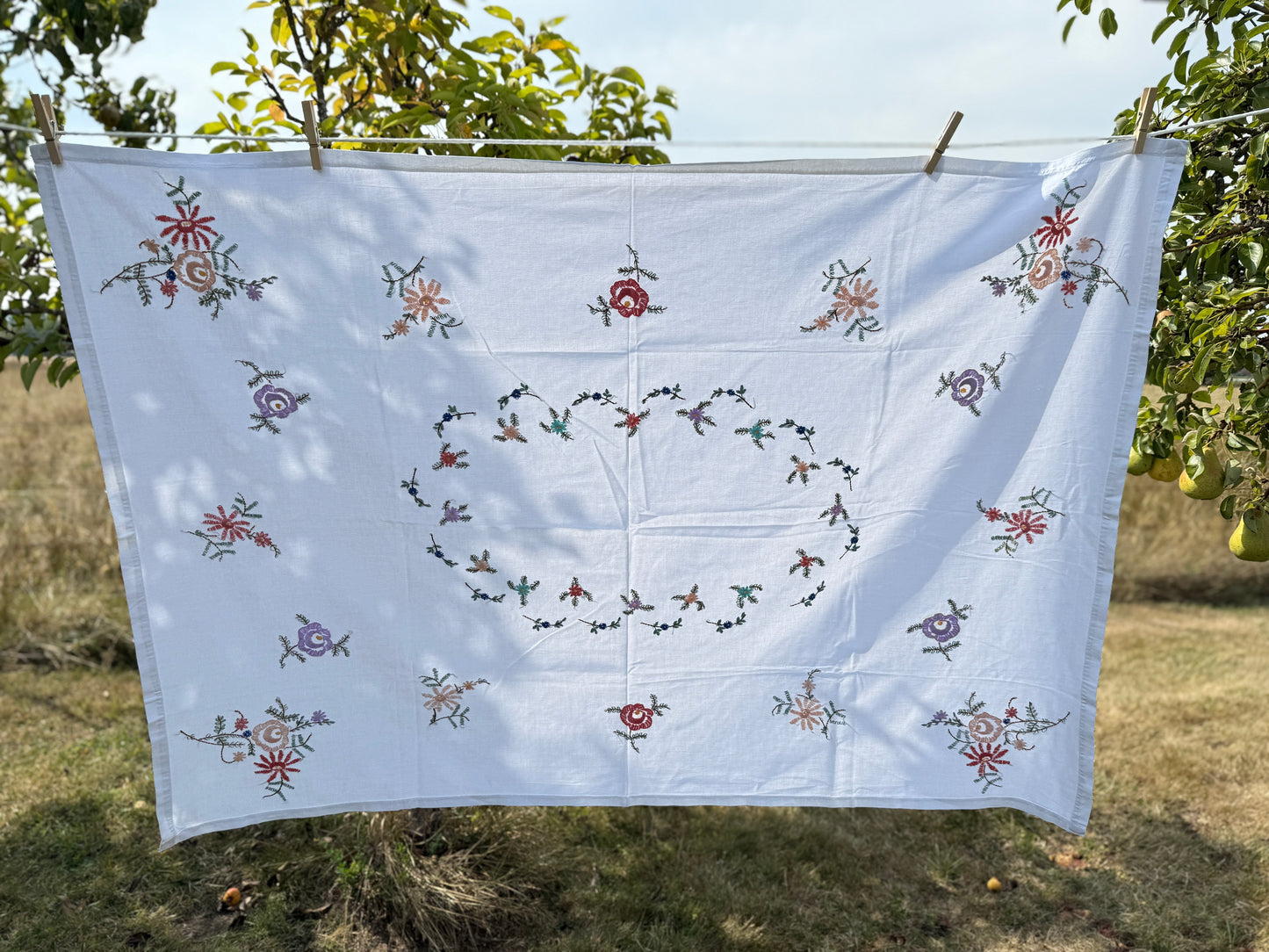 AA. colorful mixed florals 37" x 53"