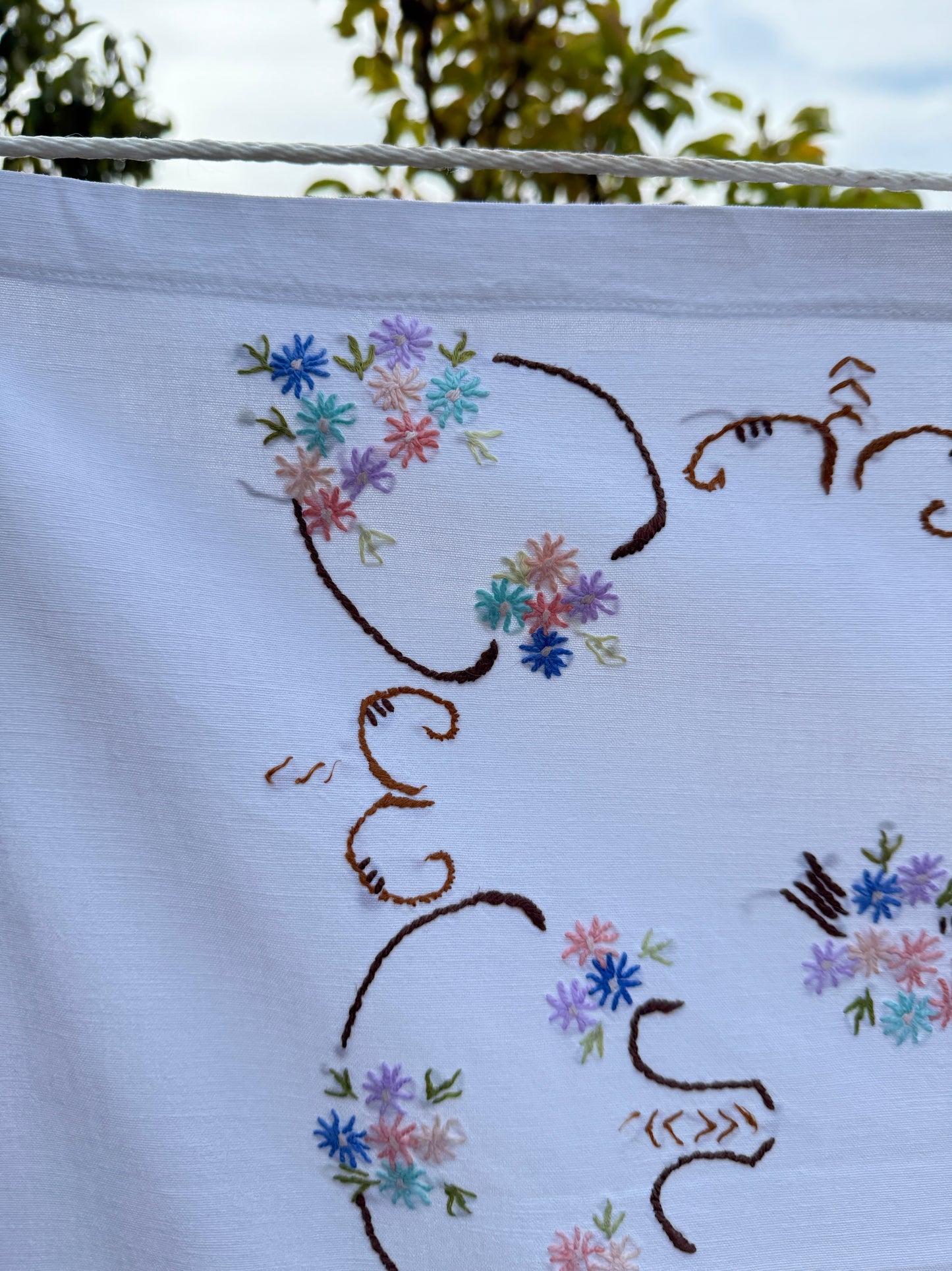 AA. colorful flower bundles 37" x 53"