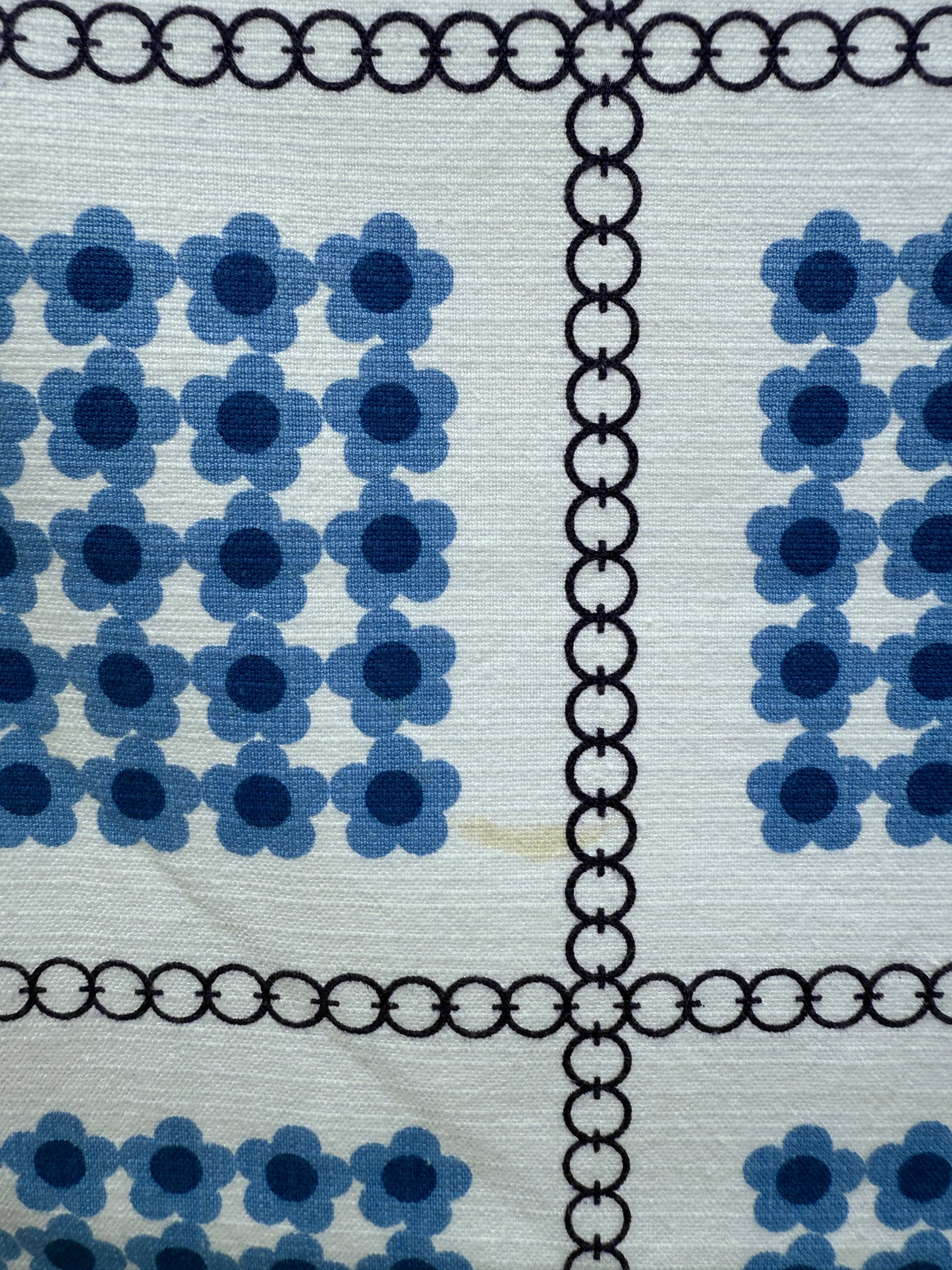 AA. Blues and greens daisy printed 50" x 40"