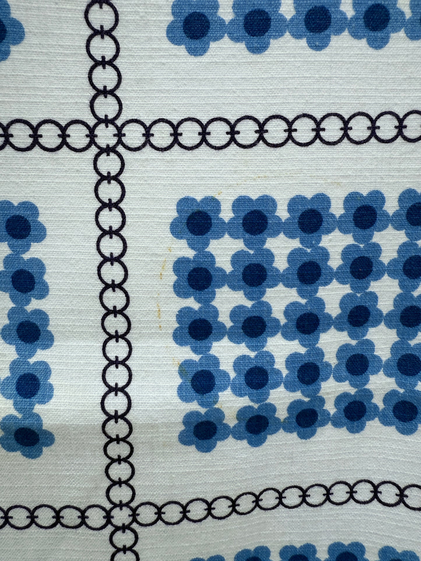 AA. Blues and greens daisy printed 50" x 40"