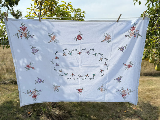 AA. colorful mixed florals 37" x 53"