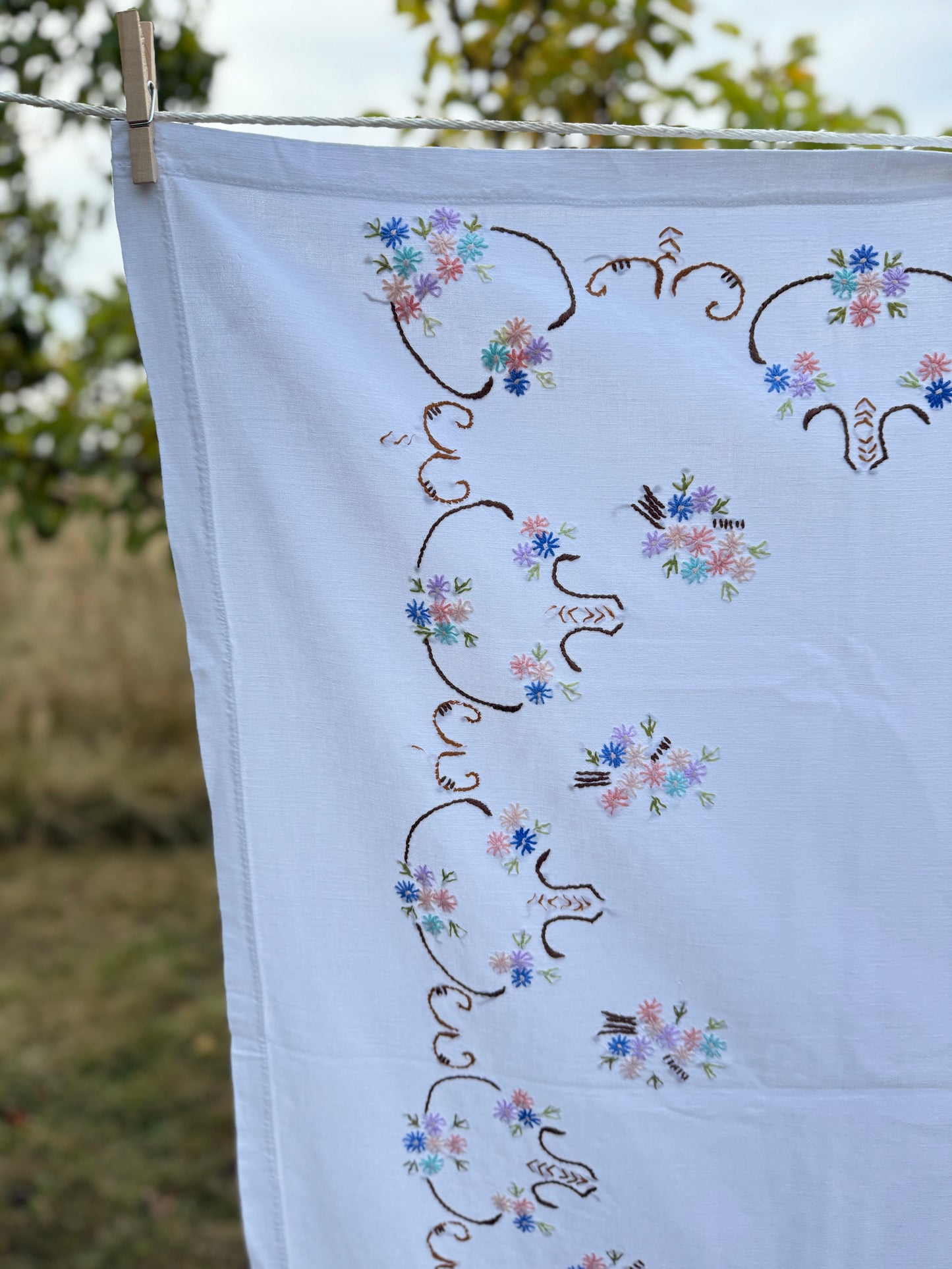 AA. colorful flower bundles 37" x 53"