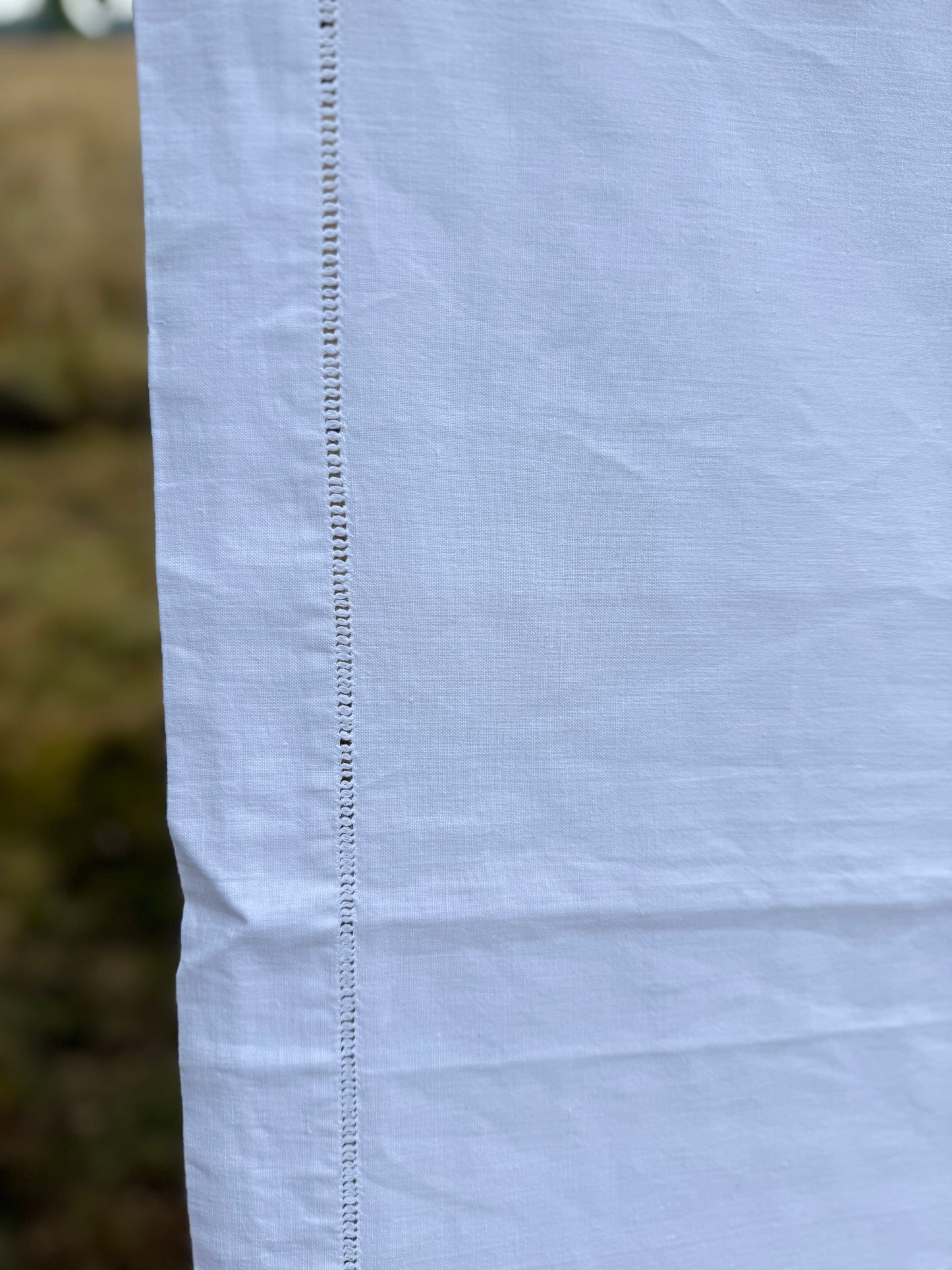 AA. unique white on white 60" x 63"